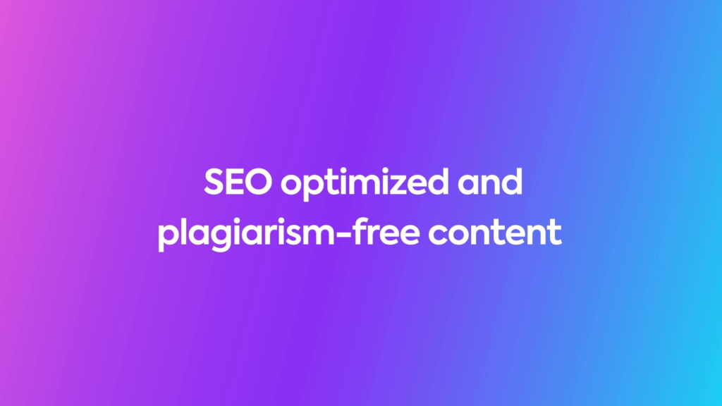 writesonic ai seo optimized and plagiarism free